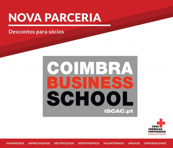 ISCAC oferece 20% de desconto a sócios da Delegação de Coimbra da Cruz Vermelha