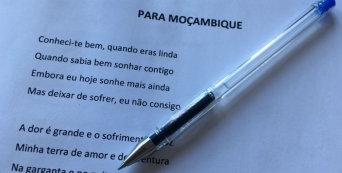 Poema solidário com Moçambique